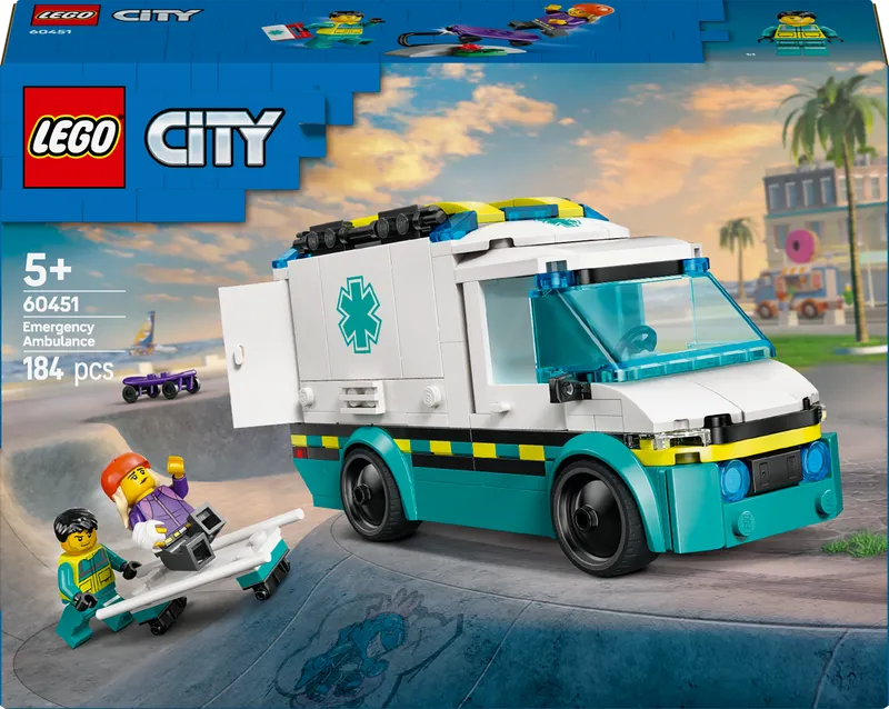 LEGO Ambulance met broeders 60451 City