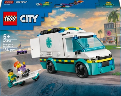 LEGO Krankenwagen mit Brüdern 60451 City