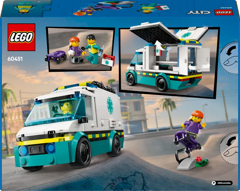 LEGO Ambulance 60451 City (Pre-Order: January 2025)