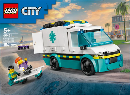 LEGO Krankenwagen mit Brüdern 60451 City