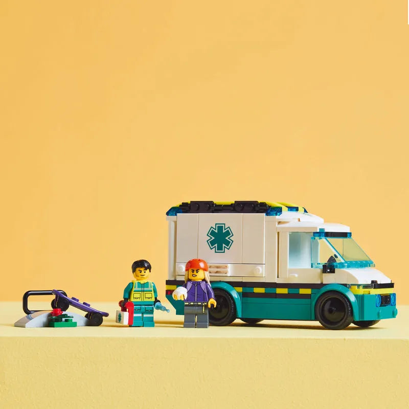 LEGO Krankenwagen mit Brüdern 60451 City