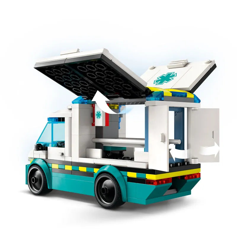 LEGO Krankenwagen mit Brüdern 60451 City