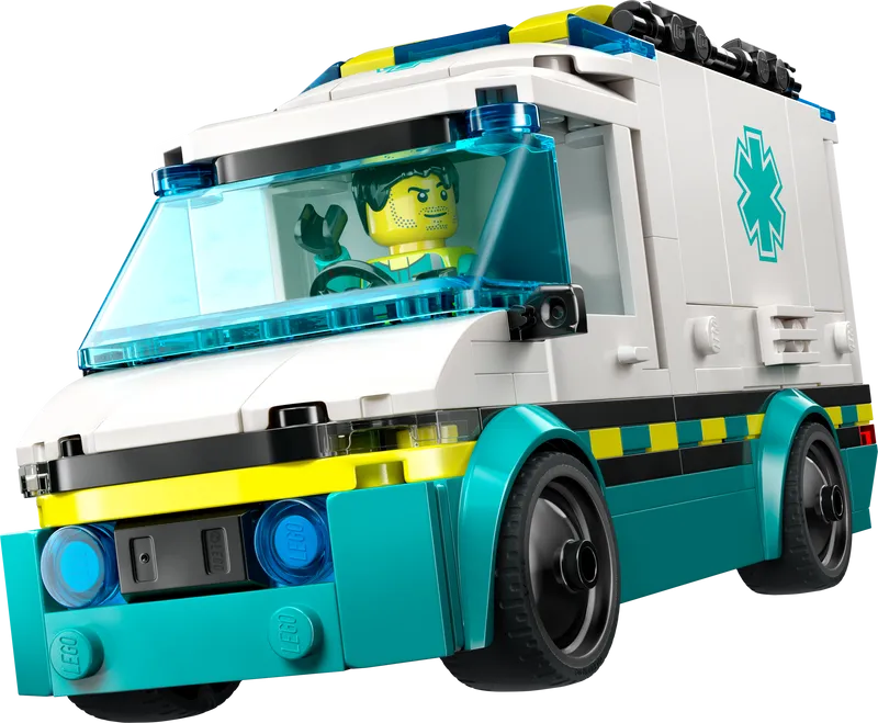 LEGO Krankenwagen mit Brüdern 60451 City