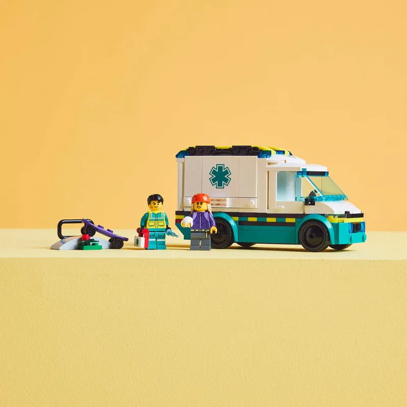 LEGO Krankenwagen mit Brüdern 60451 City