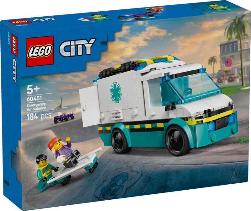 LEGO Ambulance met broeders 60451 City