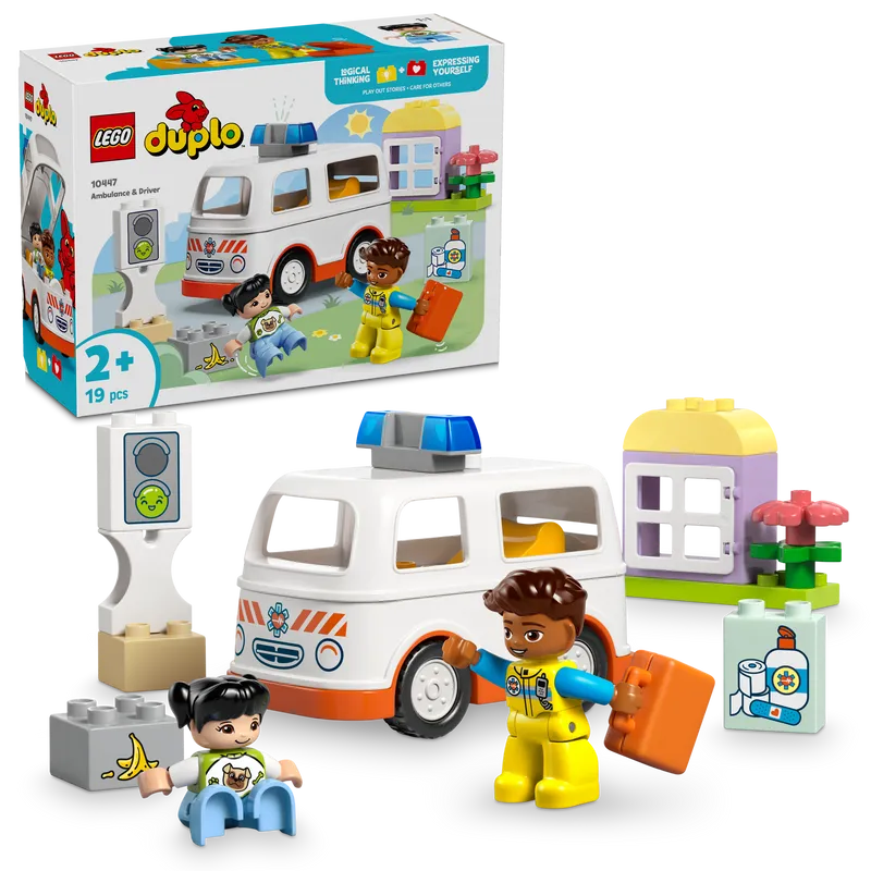 LEGO Ambulance with Driver 10447 DUPLO (Pre-Order: January 2025)