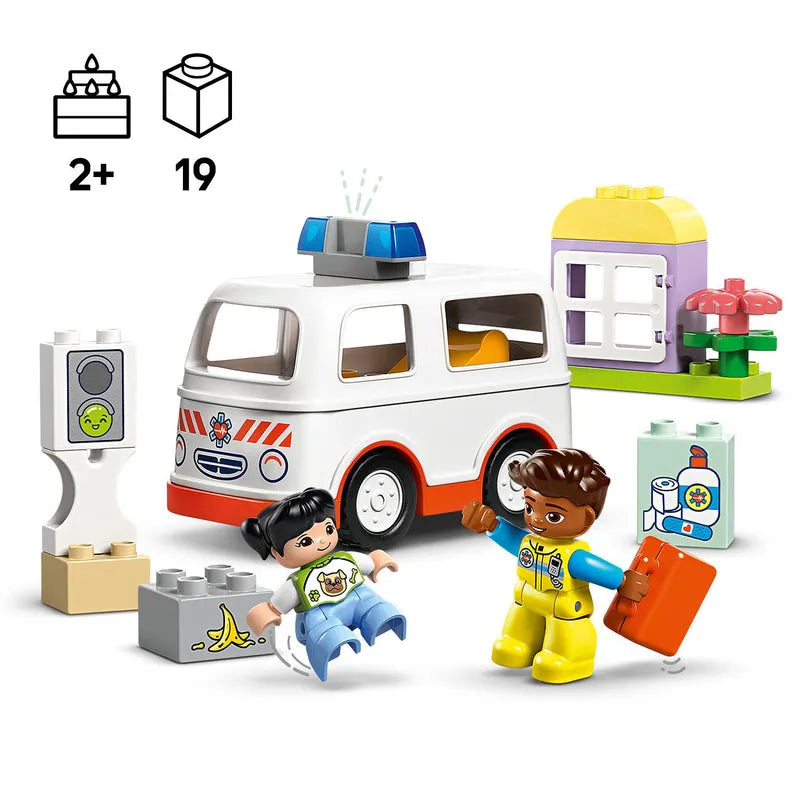 LEGO Ambulance met chauffeur 10447 DUPLO