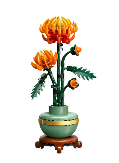 Bouw een prachtige LEGO® Chrysant (10368) met deze botanische set!