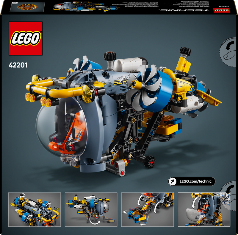 LEGO Deep Sea Submarine 42201 Technic (Pre-Order: January 2025)