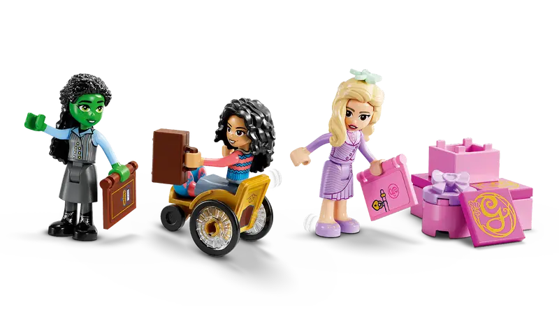 LEGO Glinda, Elphaba en Nessarose op Shiz University 75681 Wicked (Pre-Order: oktober)