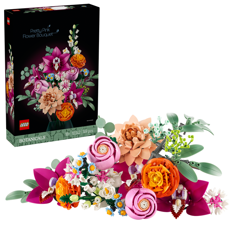 LEGO Pink Bouquet 10342 Botanical (Delivery: January 2025)