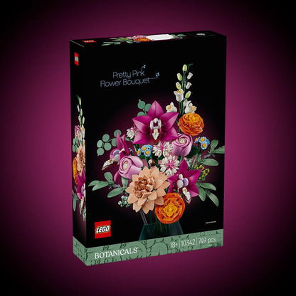 LEGO 10342 Roze boeket, nieuwe bloemenset van LEGO