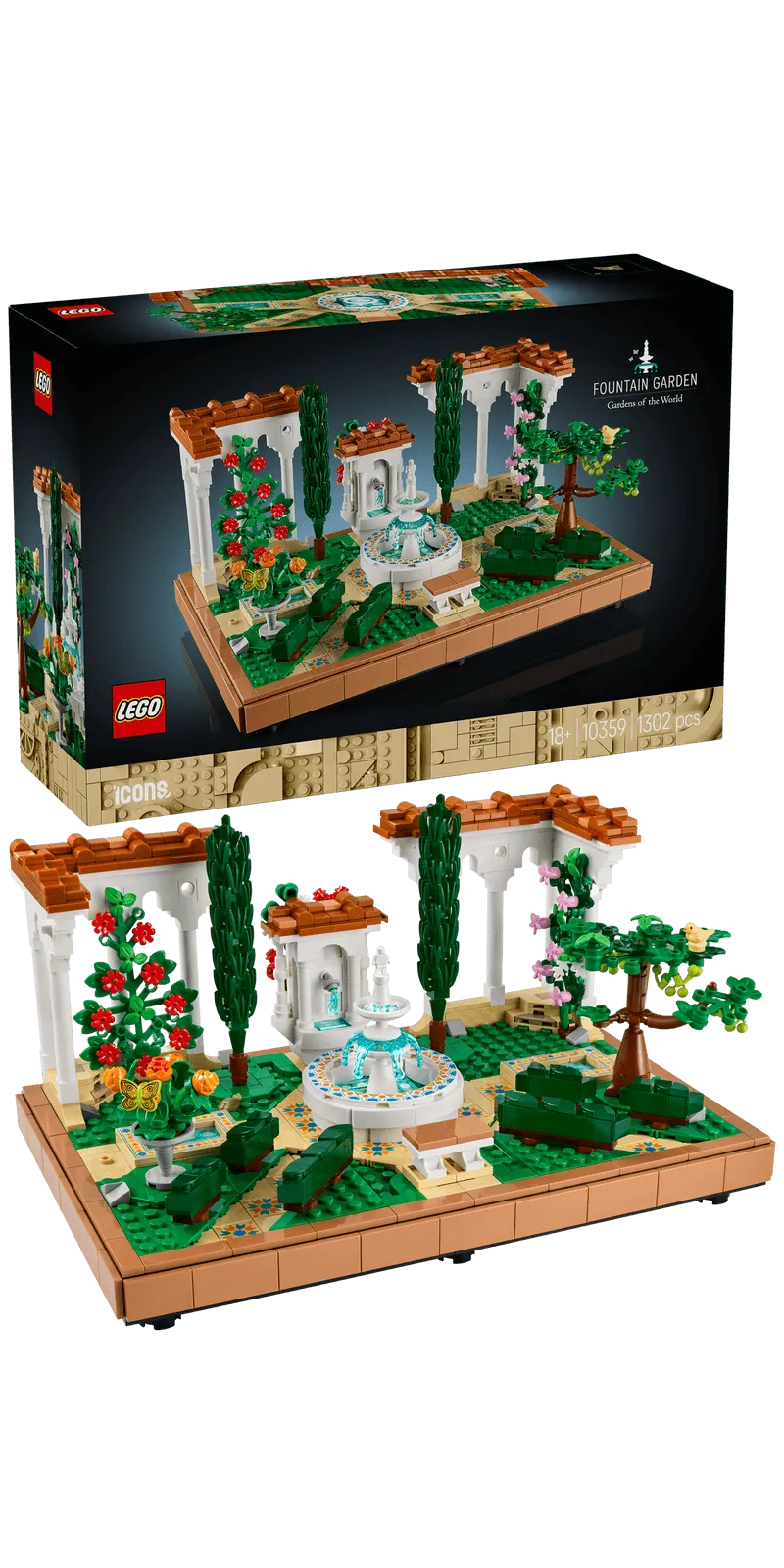 LEGO Garden with Fountain 10359 Icons (Delivery: January 2025)