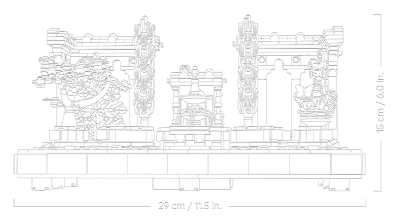 LEGO Garden with Fountain 10359 Icons (Delivery: January 2025)