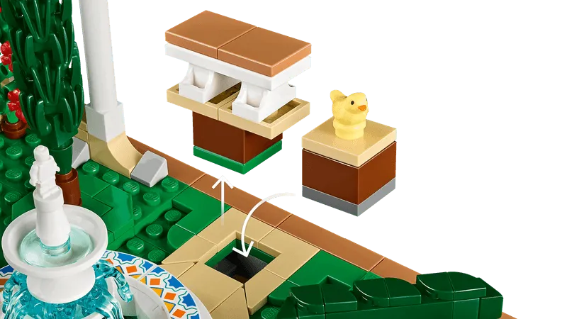 LEGO Garten mit Brunnen 10359 Icons