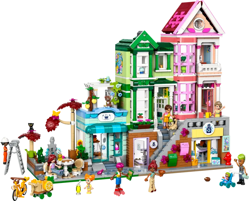 LEGO appartementen en winkels 42670 Friends