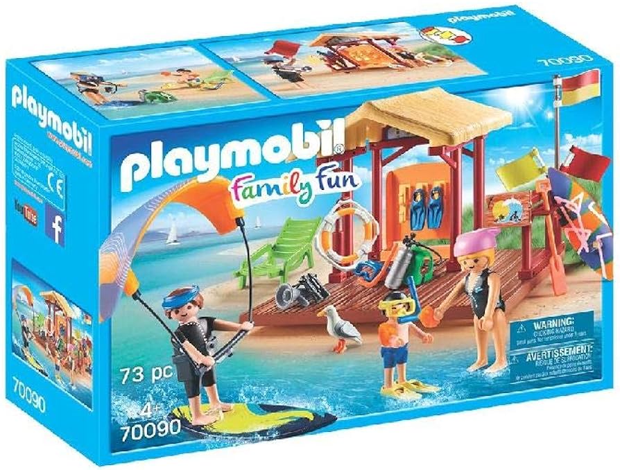 PLAYMOBIL Wassersportschule 70090 Familienspaß