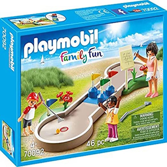 PLAYMOBIL Minigolf mit Familie 70092 Familienspaß