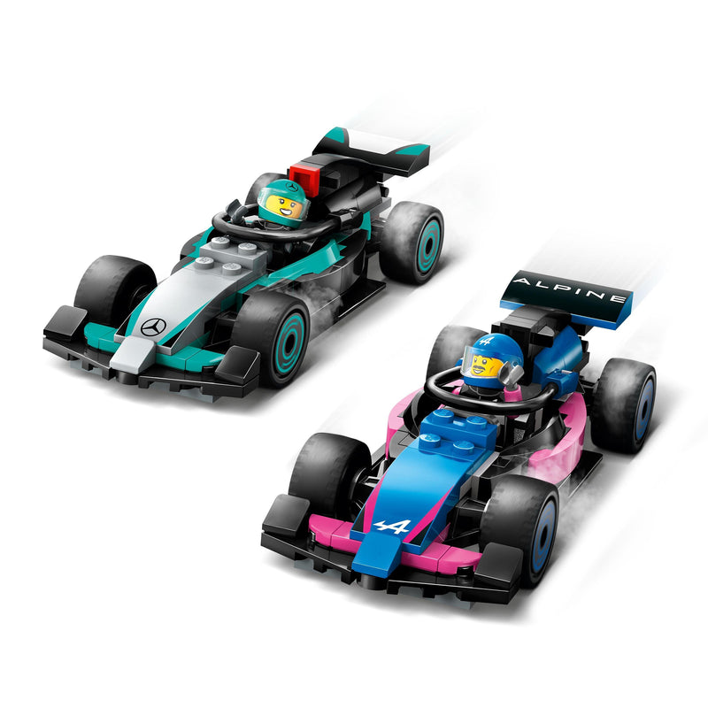 LEGO Pit Box with Mercedes AMG and Alpine F1 Cars 60444 City (Delivery: January 1, 2025)