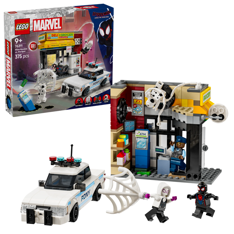 LEGO Spider-Verse Miles Morales vs The Spot 76311 Superheroes (Pre-Order: January 2025)