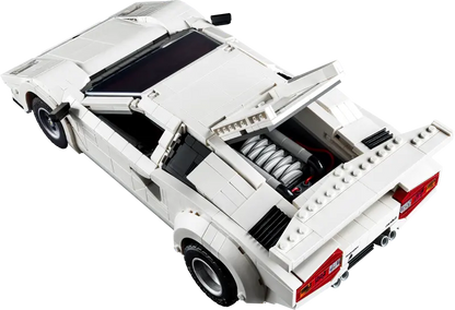 LEGO white Lamborghini Countach 5000 Quattrovalvole 10337 Icons (Pre-Order: 1-2025)