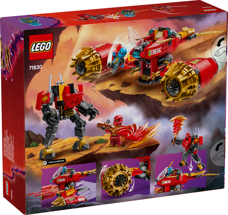 LEGO Kai's Mech Storm Rider 71830 Ninjago (Pre-Order: January 2025)