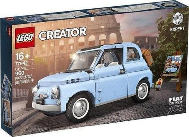 LEGO Fiat 500 in blue! 77942 Creator Expert LEGO CREATOR EXPERT @ 2TTOYS LEGO €. 149.99