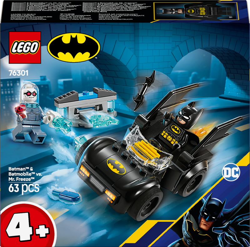 LEGO Batman &amp; Batmobile Vs Mr. Freeze 76301 Batman (Delivery: January 2025)