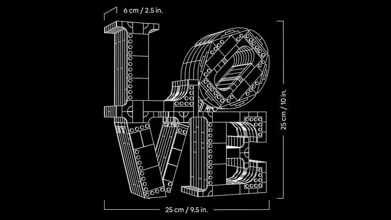 LEGO LOVE Schild 31214 Art