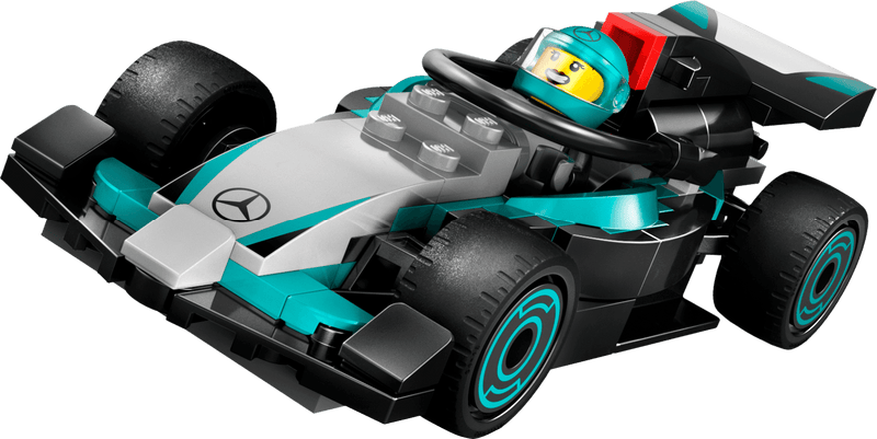 LEGO Pitbox mit Mercedes AMG und Alpine F1 Autos 60444 City