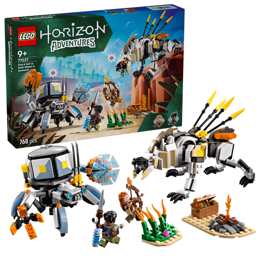 LEGO Aloy & Varl vs. Shell-Walker & Sawtooth 77037 Horizon 🆕 (Pre-order: maart 2025)