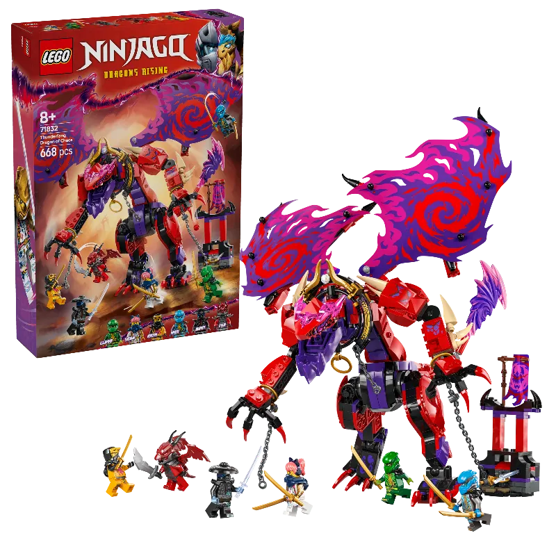 LEGO Lightning Tooth Chaos Dragon 71832 Ninjago (Pre-Order: March 2025)