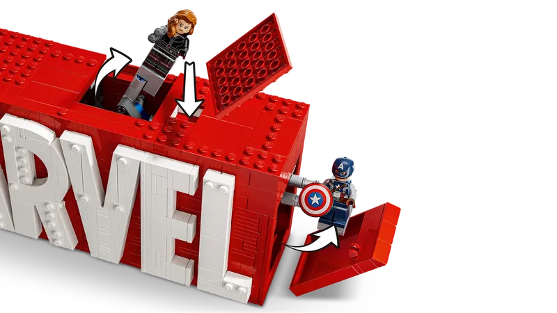 LEGO Marvel Logo and Figures 76313 Superheroes (Pre-Order: January 2025)