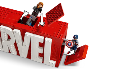 LEGO Marvel Logo und Figuren 76313 Superhelden