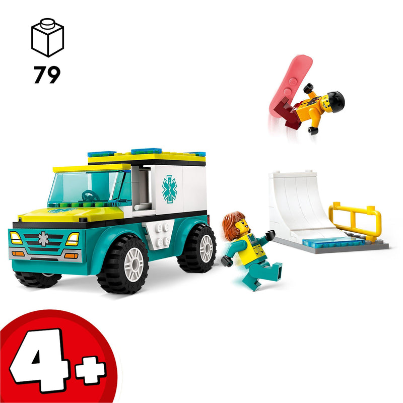 LEGO Ambulance & Snowboarder 60403 City LEGO FRIENDS @ 2TTOYS LEGO €. 16.49