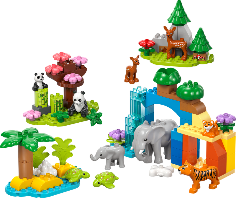 LEGO 3 in 1 Familie Wilde Dieren 10446 DUPLO (Pre-Order: januari 2025)