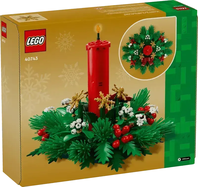 LEGO 40743 Kersttafeldecoratie: Een Feestelijke Toevoeging aan Jouw Kerstcollectie