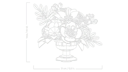 LEGO Blumenarrangement 10345 Botanische Sammlung