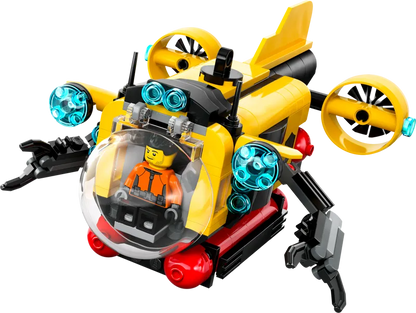 LEGO Helikopter, brandweerwagen en Onderzeeer 60462 City