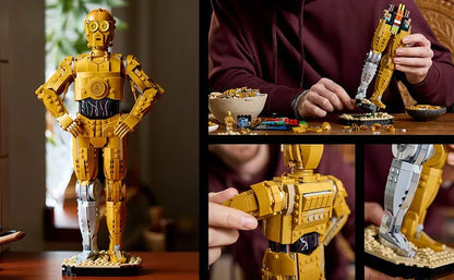 LEGO C-3PO; Golden robot 75398 StarWars