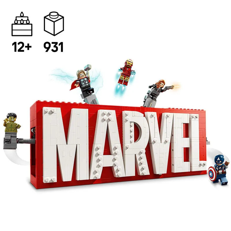 LEGO Marvel Logo und Figuren 76313 Superhelden