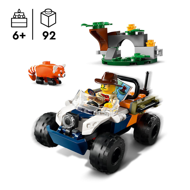 LEGO Jungleonderzoekers: rode panda-missie met terreinwagen 60424 City (Pre-Order: verwacht juni) LEGO CITY @ 2TTOYS LEGO €. 8.49