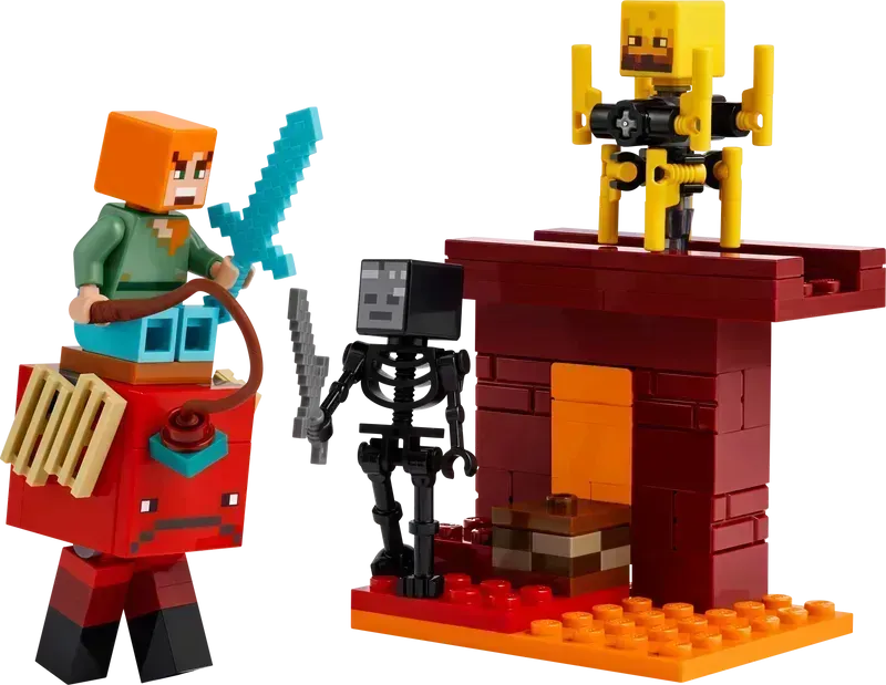 LEGO Het Nether Lava gevecht 21266 Ninjago