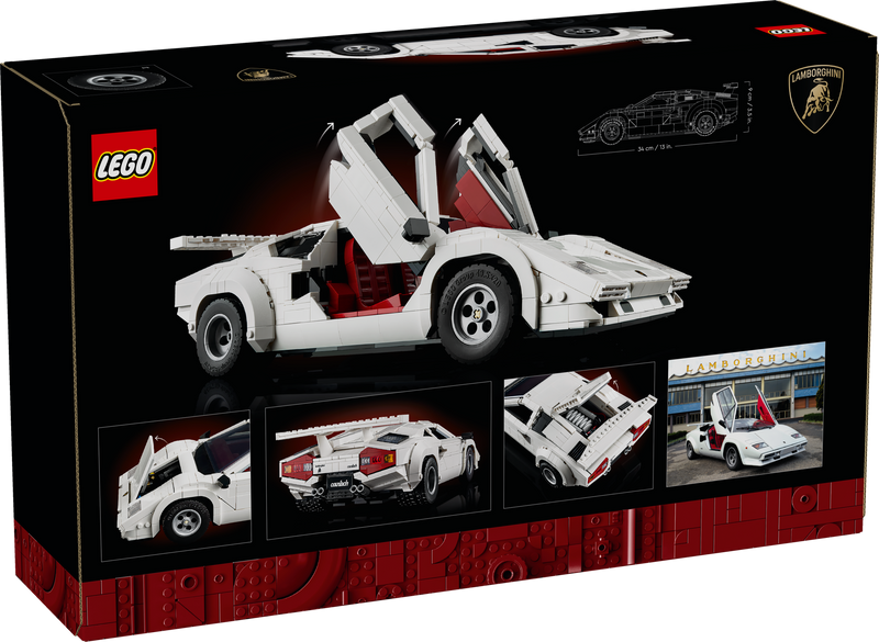 LEGO Lamborghini Countach 5000 Quattrovalvole (weiß) 10337 Icons