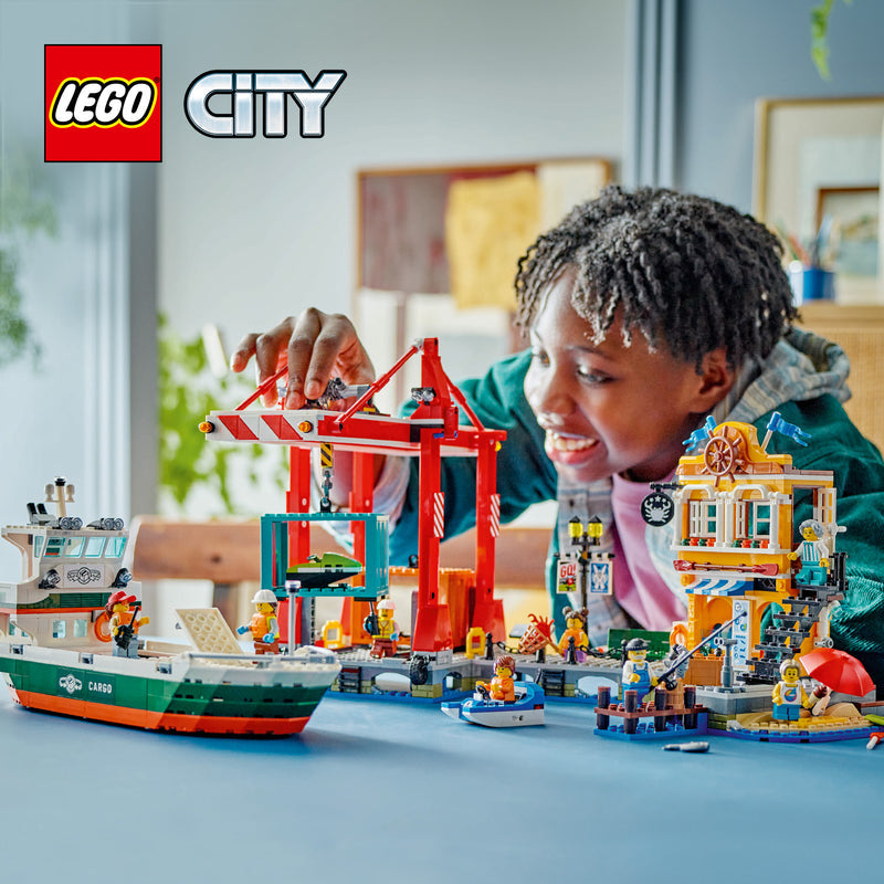 LEGO Hafen mit Frachter 60422 City