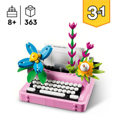 LEGO Typewriter with Flowers 31169 Creator 3-in-1 (expected: January 2025)