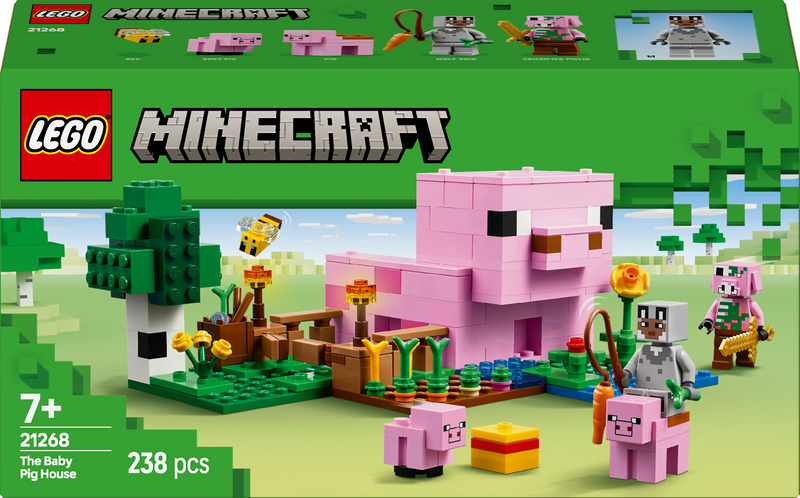 LEGO The Baby Pig House 21268 Minecraft (Pre-Order: January 2025)