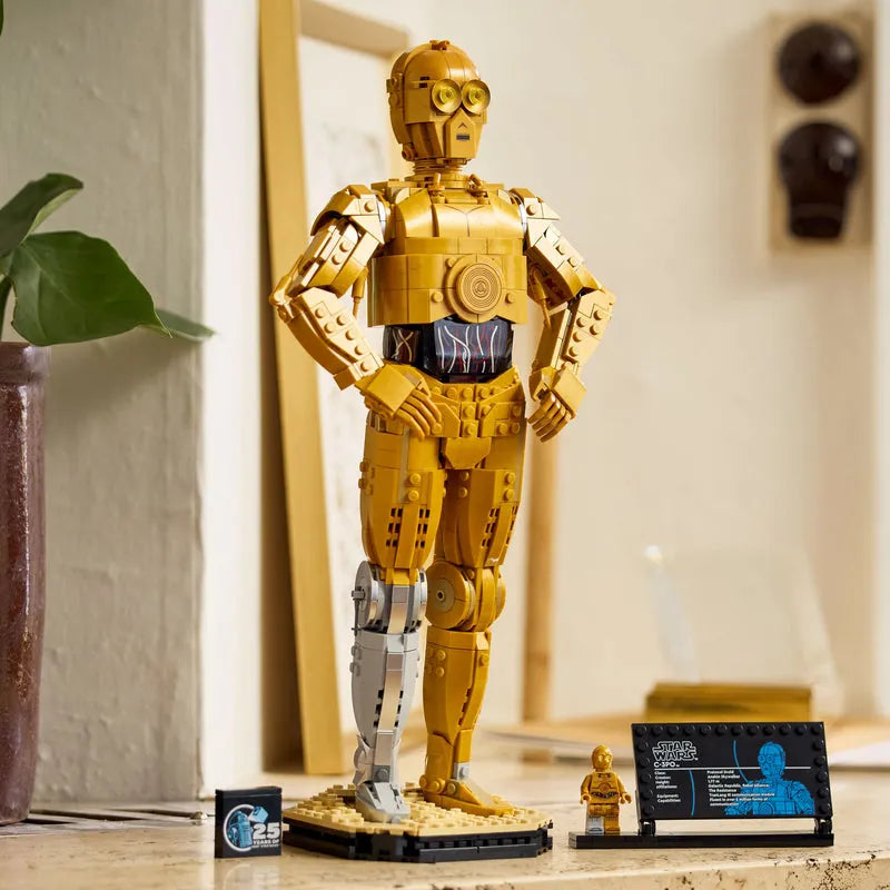 LEGO C-3PO; Golden robot 75398 StarWars