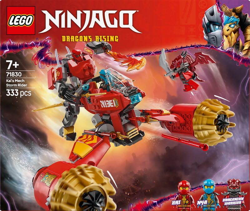 LEGO Kai's Mech Storm Rider 71830 Ninjago (Pre-Order: January 2025)