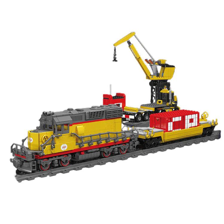 EMD SD40 vrachttrein met kraan 1169 delig BLOCKZONE @ 2TTOYS BLOCKZONE €. 202.99